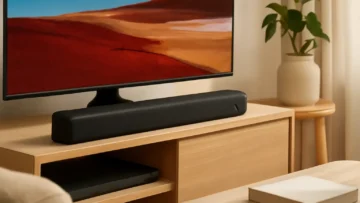 SAMSUNG Barra de Som 2.0 com Woofer Embutido - HW-T400