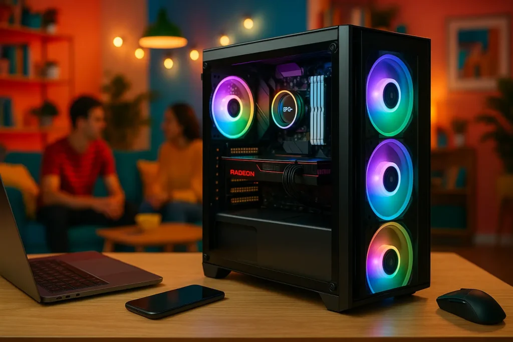 Monte seu PC: Ryzen 9 7900X, RX 7800 XT, 32GB, 2TB SSD