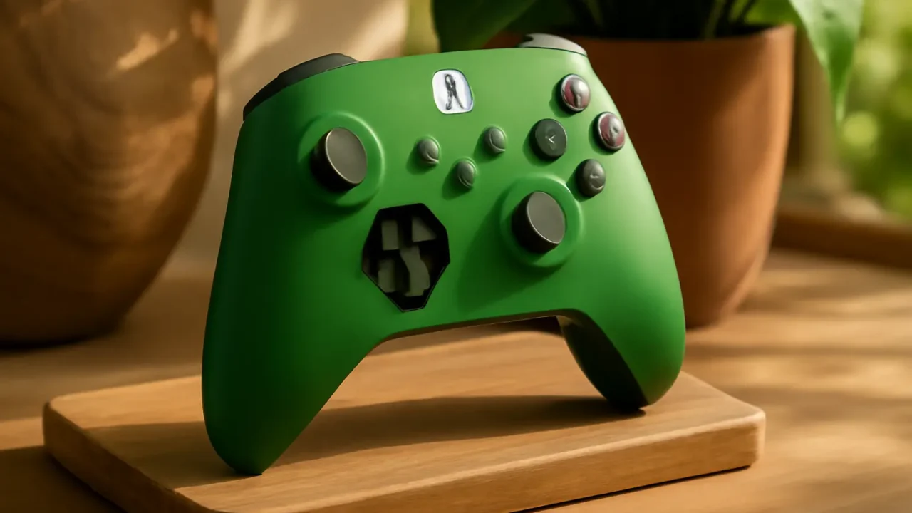 Controle Sem Fio Xbox Velocity Green Qau-00090: Design Moderno e Conforto Imbatível