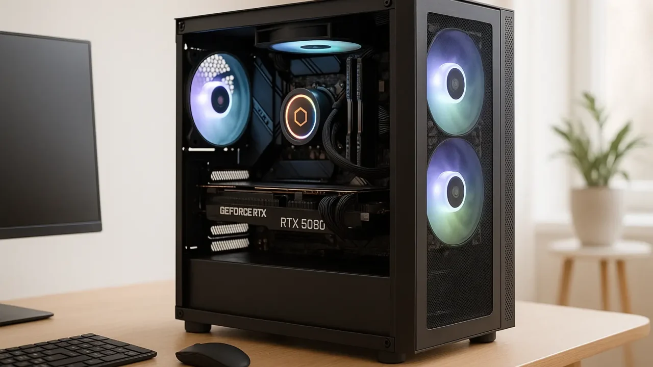 Monte seu PC: Ryzen 7 7700X, RTX 5080, 32GB, 2TB SSD