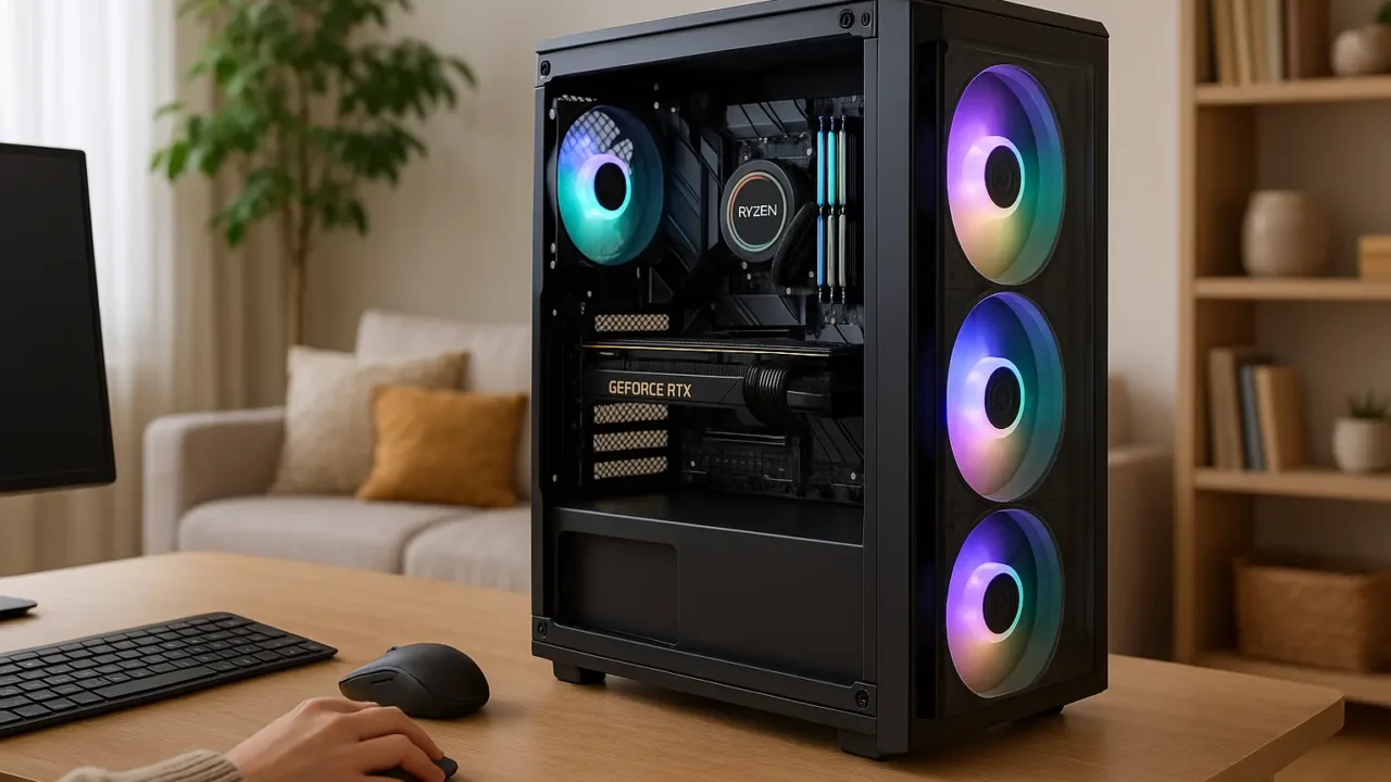 Monte seu PC: Ryzen 7 9800X3D, RTX 5080, 32GB, 2TB SSD