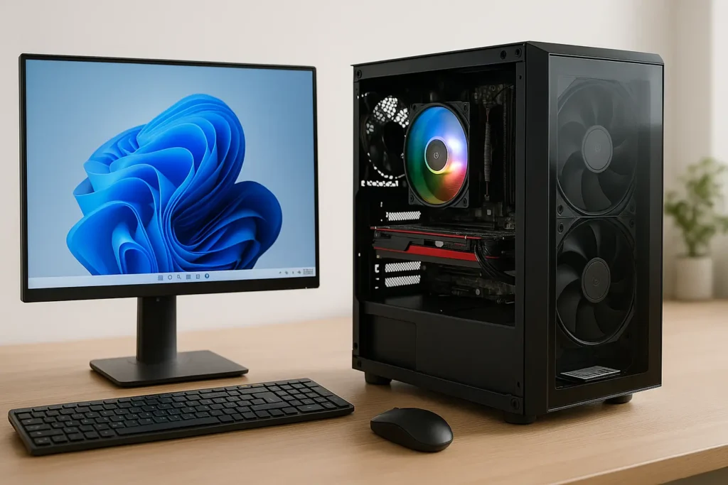 Monte seu PC: i5-13400F, RX 580, 16GB, 480GB SSD