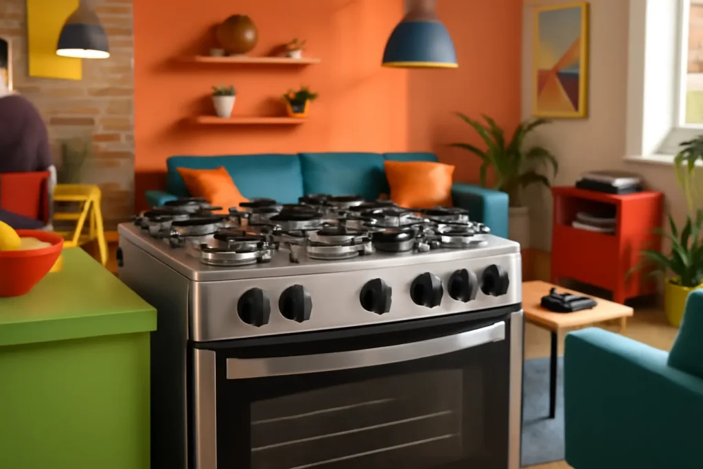 Fogão Consul 5 bocas Inox com botões removíveis - CFS5NAR: Desempenho e Facilidade na Sua Cozinha