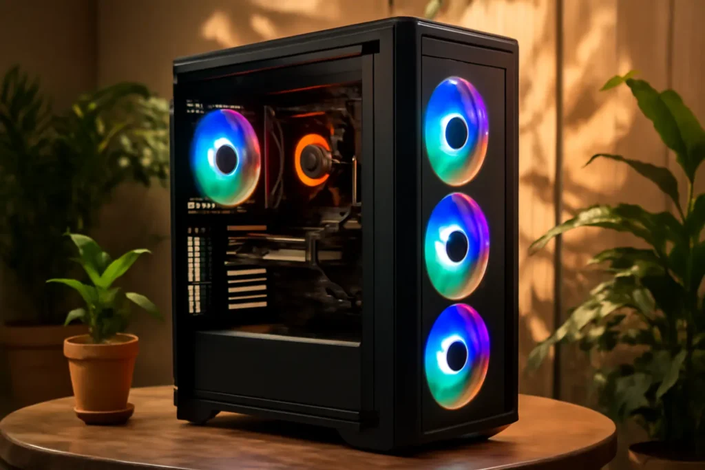 Gabinete Gamer Redragon Wideload Pro - Mid Tower, USB 3.0+2.0, Aquário, Vidro Panorâmico