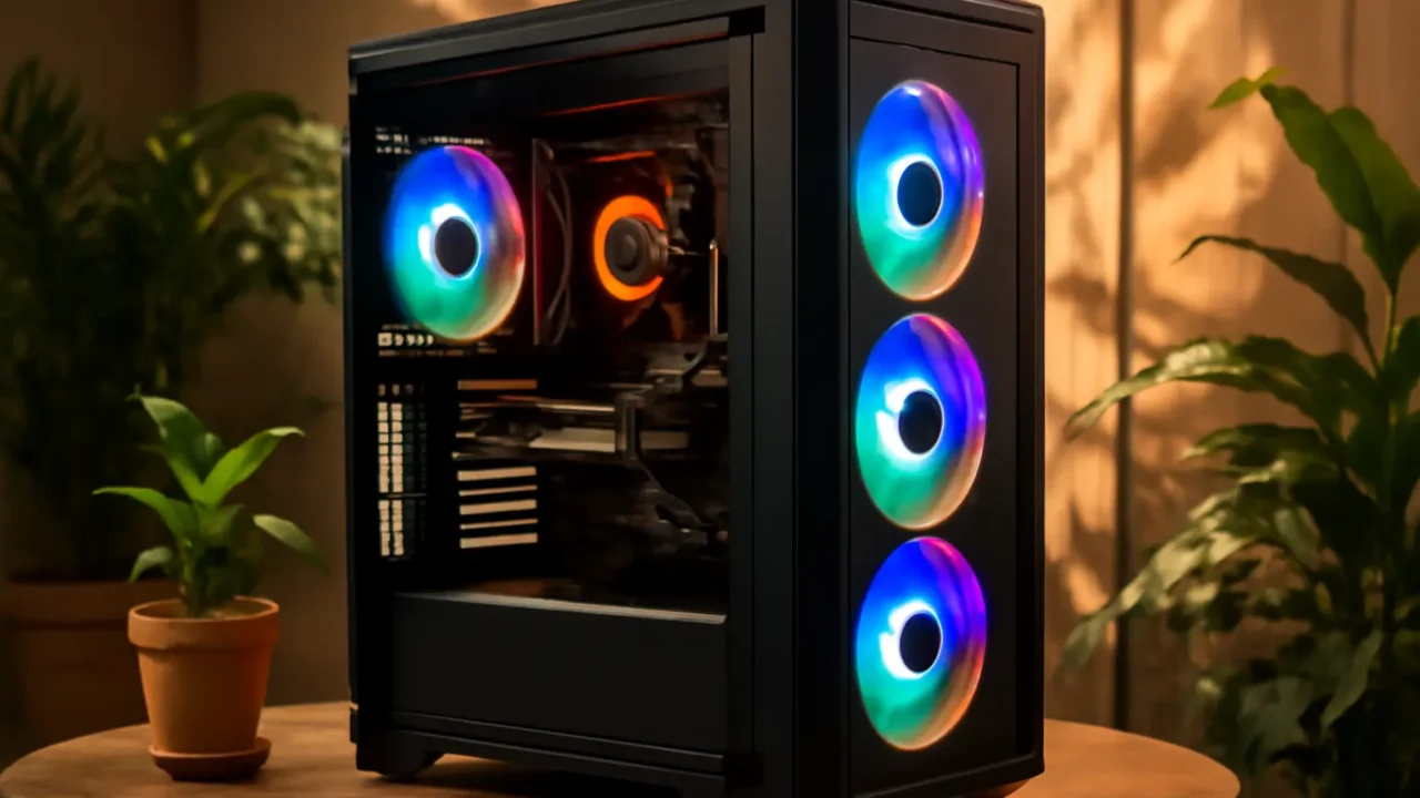 Gabinete Gamer Redragon Wideload Pro - Mid Tower, USB 3.0+2.0, Aquário, Vidro Panorâmico