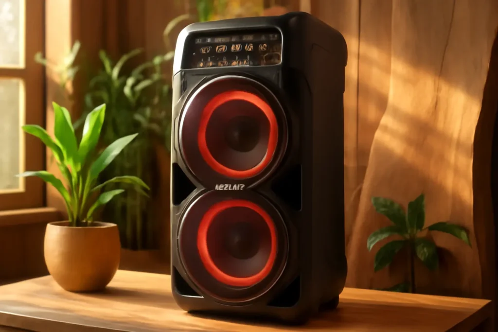 Amvox Caixa de Som Amplificada ACA 1601 Festa II - 1600W RMS, Bluetooth, Equalizador, USB