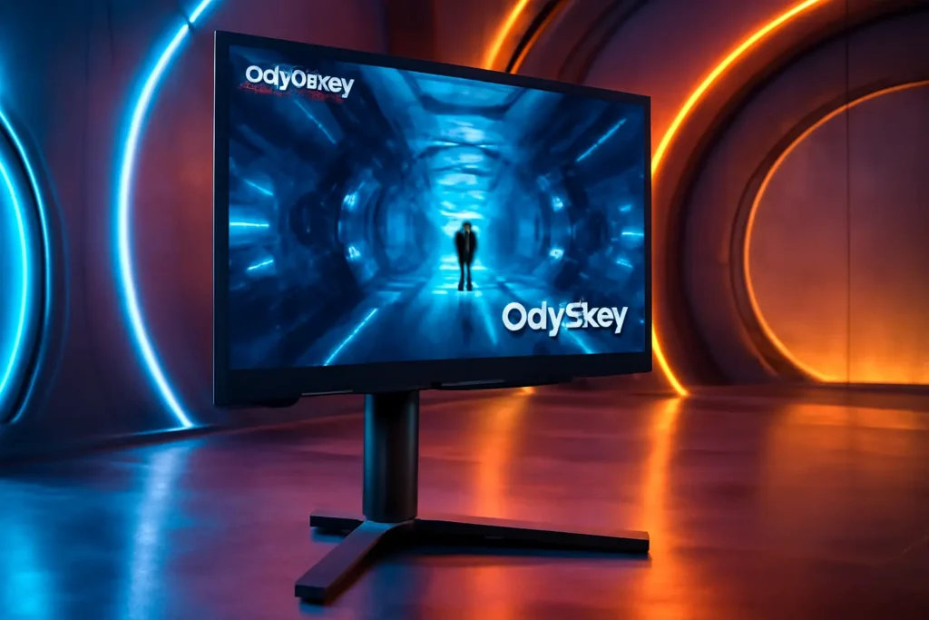 SAMSUNG Monitor Gamer Odyssey 25", FHD, 240 Hz, 1ms, com Ajuste de Altura, HDMI, DP, Gsync, Freesync, Preto, Série G40