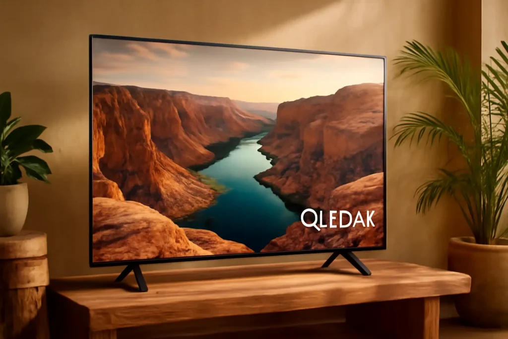 Samsung Smart TV 55" QLED 4K 55Q60D - Tecnologia de Pontos Quânticos, Design AirSlim