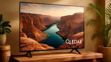 Samsung Smart TV 55" QLED 4K 55Q60D - Tecnologia de Pontos Quânticos, Design AirSlim