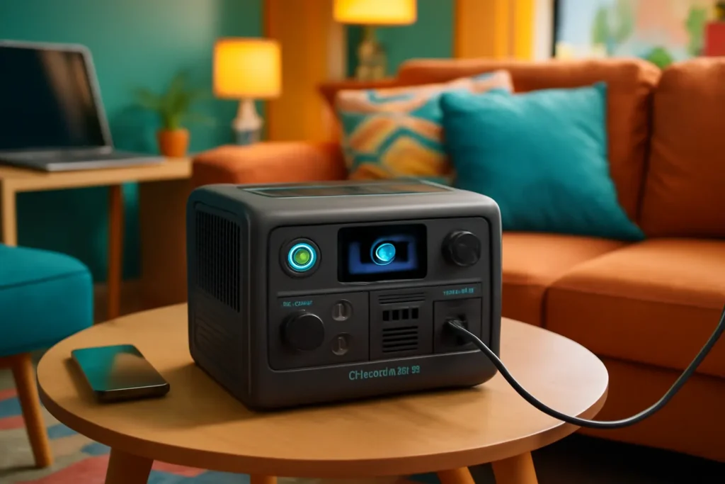 BLUETTI EB3A Gerador de Energia Solar: Potência Portátil para Viagens e Camping