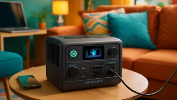 BLUETTI EB3A Gerador de Energia Solar: Potência Portátil para Viagens e Camping
