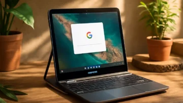 Samsung Laptop Chromebook Plus V2 2 em 1 – 12,2" Tela, 64 GB eMMC, Caneta Embutida