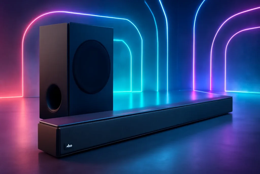 LG Soundbar SQC1-160RMS: Áudio Imersivo com Conexão Bluetooth e 2.1 Canais