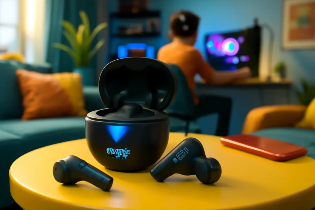 WAAW by ALOK Fone de Ouvido Gamer MOB 200EB sem Fio Bluetooth