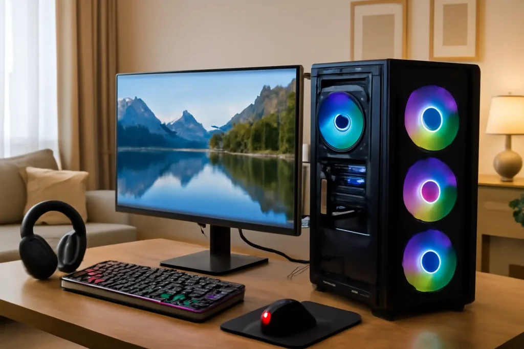 Computador Gamer Completo RGB Intel Core i5 8GB SSD 512GB Kit Gamer