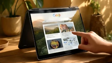 Laptop 2 em 1 com Tela Sensível ao Toque, 16 GB de RAM, SSD de 512 GB e Processador Intel N100