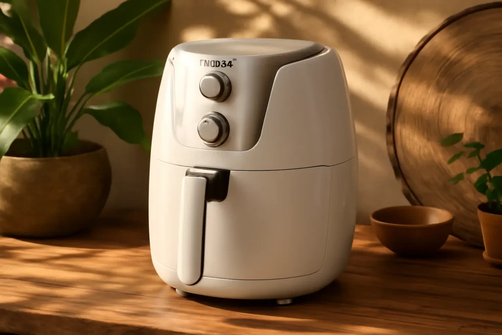Fritadeira Air Fryer Britânia 5,5 L BAF52 1500W Branco com Inox 220V - Potência e Qualidade na Sua Cozinha
