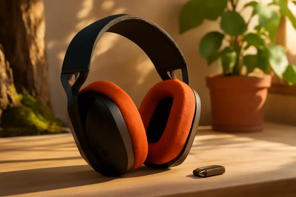 Headset Gamer Sem Fio Logitech G435 LIGHTSPEED: Conexão USB e Bluetooth, Design Leve e Confortável