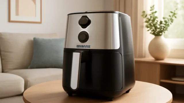 Fritadeira Sem Óleo Air Fryer 8L, Mondial, Preto/Inox, 1900W, 220V - AFN-80-BI: Capacidade e Desempenho Impressionantes