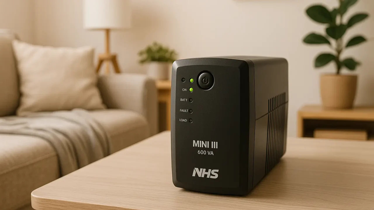 Nobreak NHS Mini III 600VA: segurança e eficiência compacta