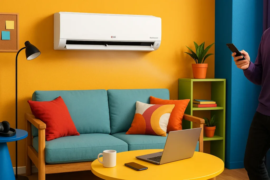 Ar-Condicionado LG Dual Inverter Voice +AI 12.000 BTU