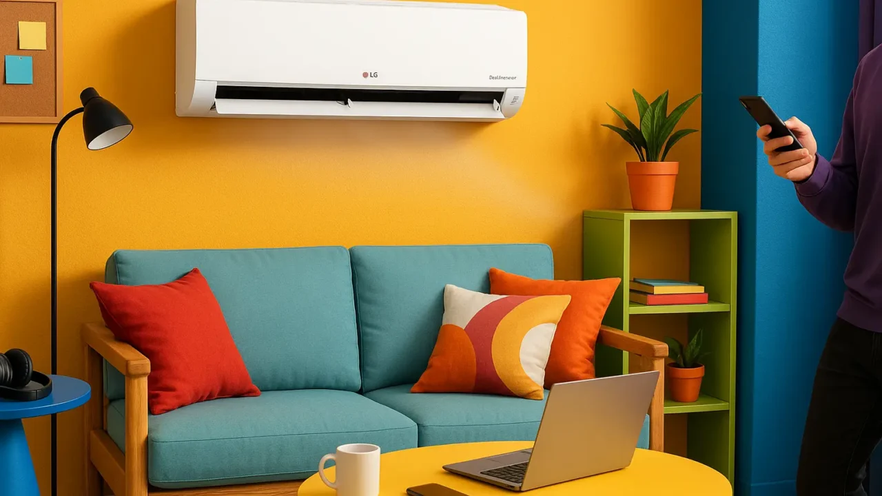 Ar-Condicionado LG Dual Inverter Voice +AI 12.000 BTU