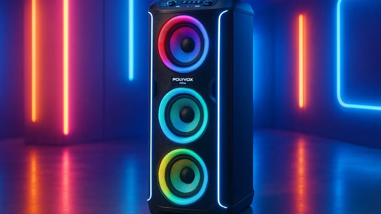 Polyvox Torre XT-990: potência sonora com visual Full LED