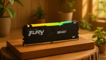 Memória DDR5 Kingston Fury Beast RGB 32GB 5200MHz