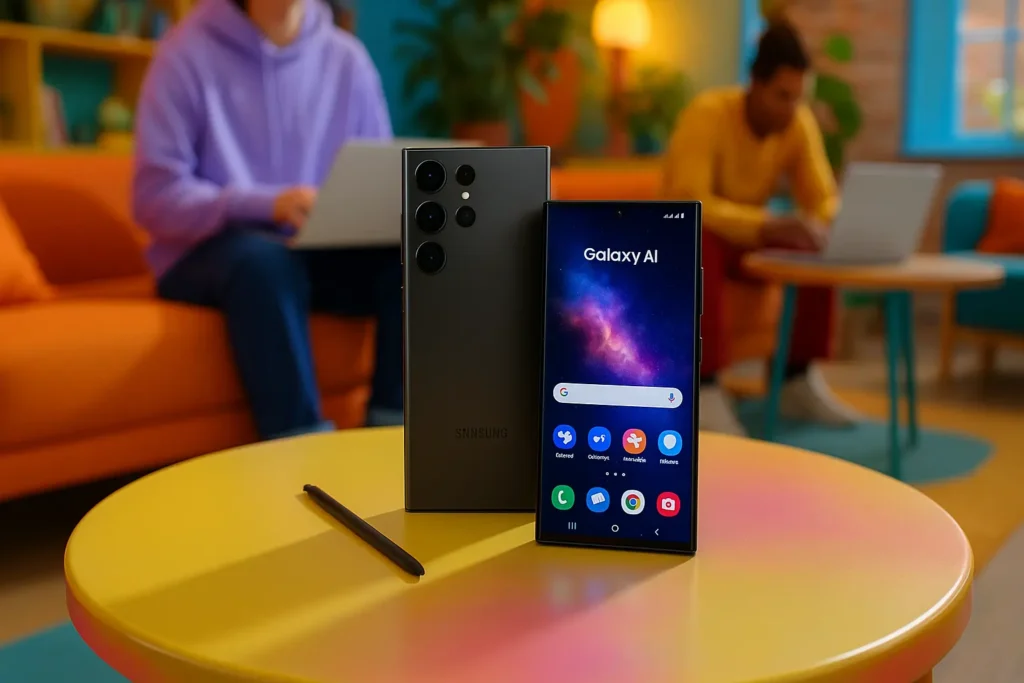 Samsung Galaxy S24 Ultra 256GB com Galaxy AI e Tela de 6.8"