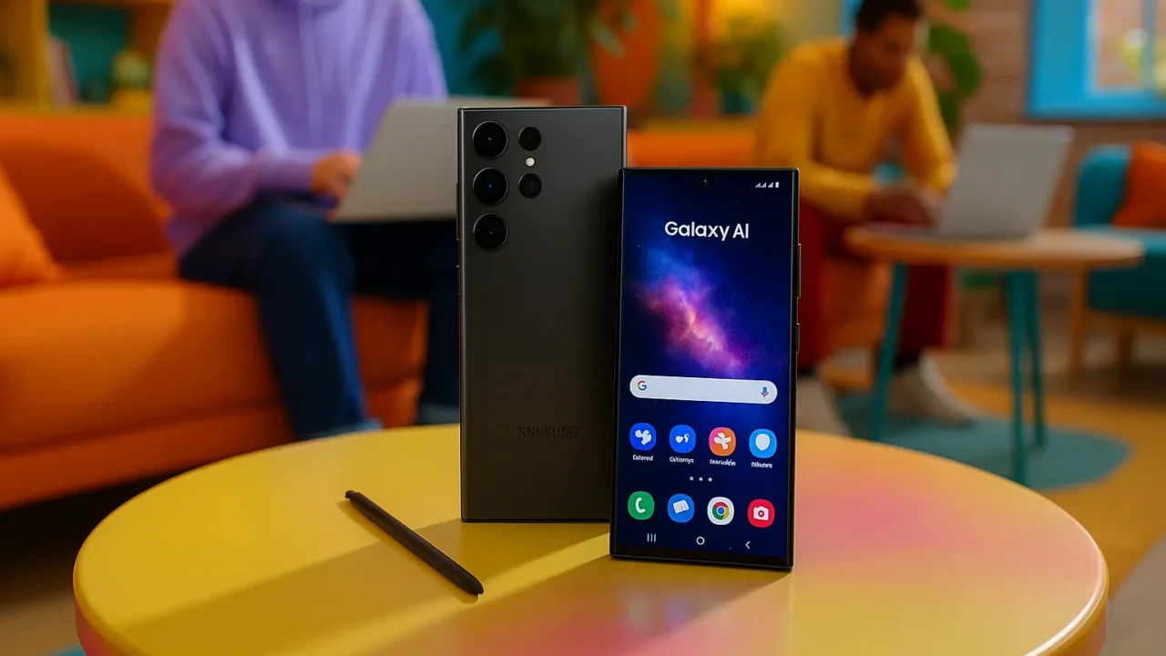 Samsung Galaxy S24 Ultra 256GB com Galaxy AI e Tela de 6.8"