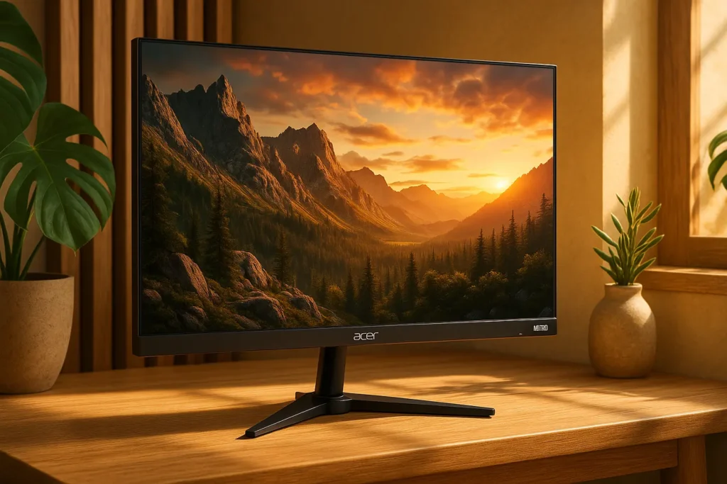 Monitor Gamer Acer Nitro QG241Y: 165Hz e HDR para jogos fluidos