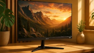 Monitor Gamer Acer Nitro QG241Y: 165Hz e HDR para jogos fluidos