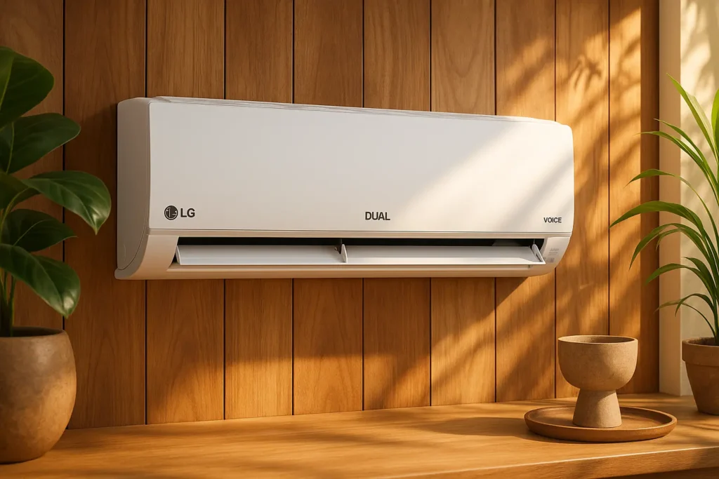 Ar Condicionado LG Dual Inverter Voice 9000 Btus Quente e Frio