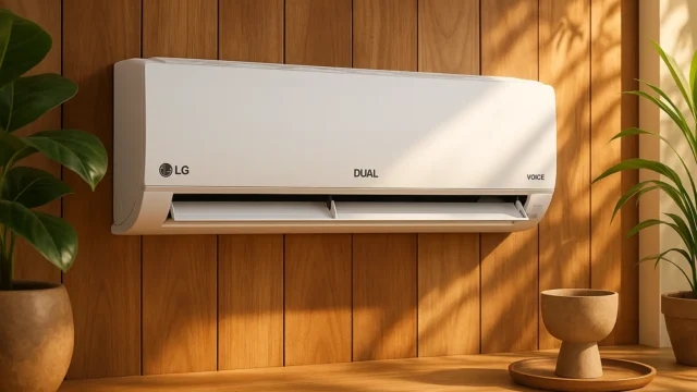 Ar Condicionado LG Dual Inverter Voice 9000 Btus Quente e Frio