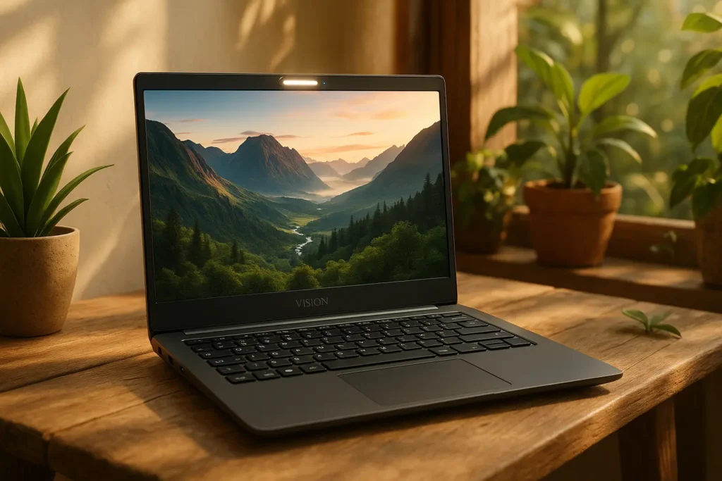 Notebook Positivo Vision C14 com Tecla Link e Lumina Bar