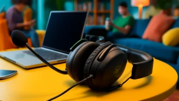 Razer Fone de ouvido para jogos BlackShark V2 X: Som Surround 7.1, Drivers de 50 mm, Almofada de Espuma de Memória