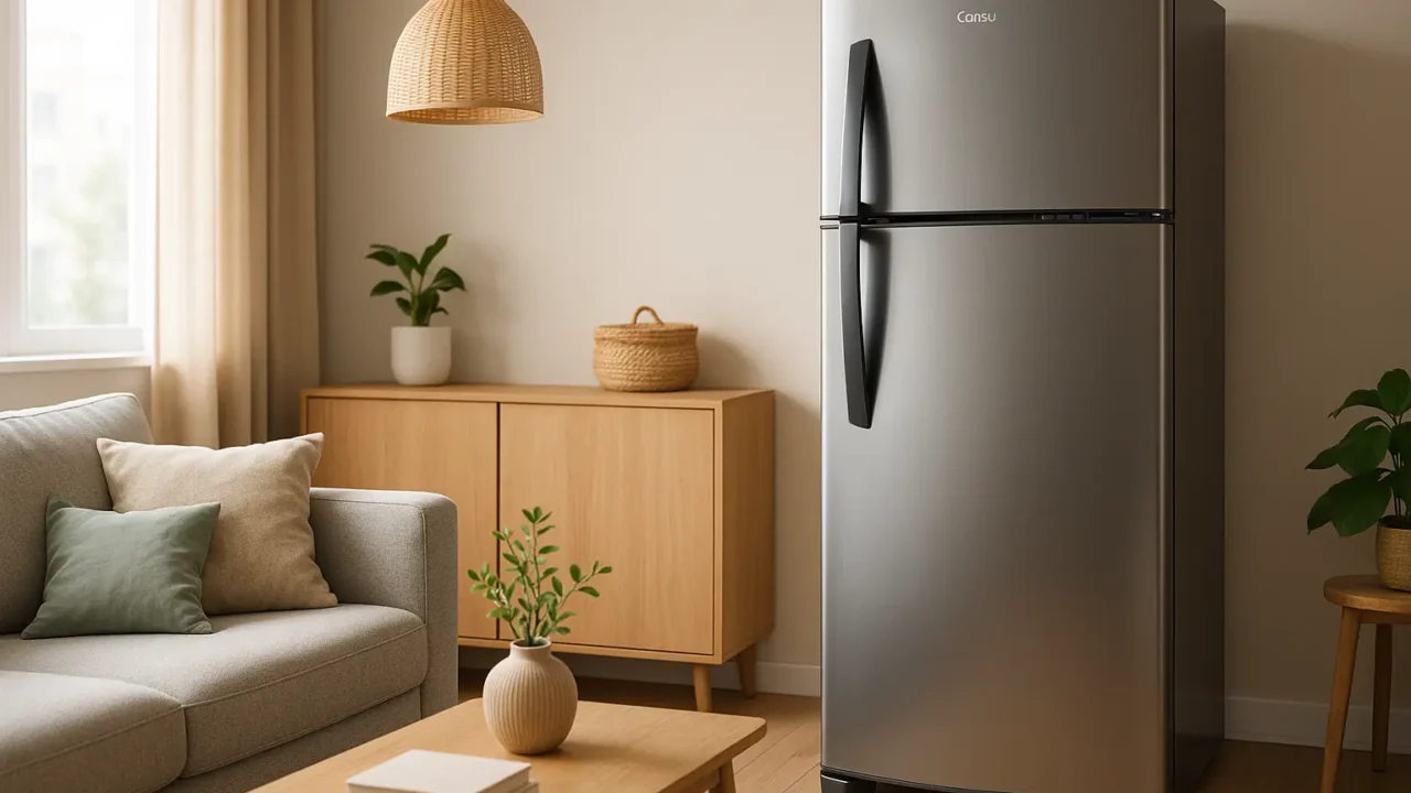 Geladeira Consul Frost Free 340L Evox Inox 110V