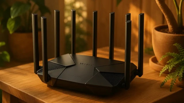 Roteador Mercusys MR90X AX6000 Wi-Fi 6 com 8 Antenas