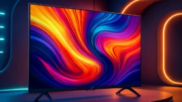 Smart TV LED 32" AOC 32S5135/78G - Design Sem Bordas, Wifi, USB e HDMI