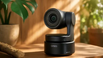 OBSBOT Tiny 2 Lite 4K Webcam para PC com Rastreamento de IA e Zoom Automático