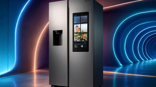 Samsung Geladeira Side by Side SmartThings RS57 Inox 564L 220V: Capacidade e Tecnologia