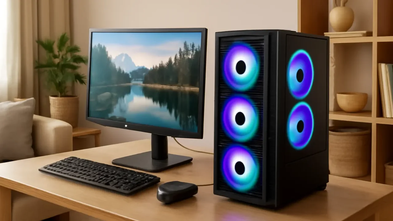 PC Gamer Completo AMD Ryzen 5 5600G, Gráficos Radeon VEGA 7, 16GB DDR4, SSD 512GB, Fonte 500W, Monitor 24" 75Hz, 3green Force - 3F-018