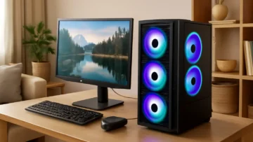 PC Gamer Completo AMD Ryzen 5 5600G, Gráficos Radeon VEGA 7, 16GB DDR4, SSD 512GB, Fonte 500W, Monitor 24" 75Hz, 3green Force - 3F-018