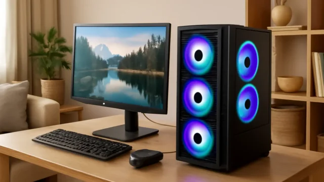 PC Gamer Completo AMD Ryzen 5 5600G, Gráficos Radeon VEGA 7, 16GB DDR4, SSD 512GB, Fonte 500W, Monitor 24" 75Hz, 3green Force - 3F-018