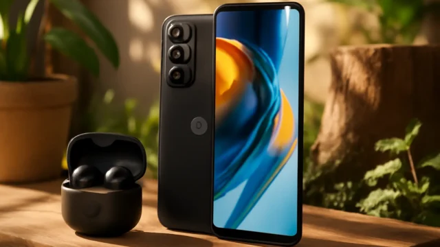 Smartphone Motorola Moto g75 5G + Moto Buds: Desempenho Poderoso e Resistência Militar