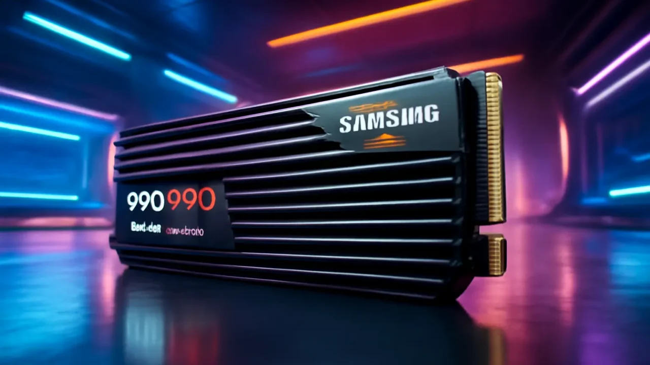 SAMSUNG 990 PRO SSD 2TB com Dissipador de Calor PCIe 4.0 M.2