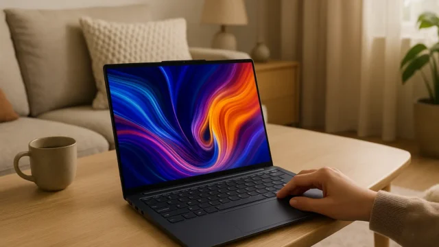 Notebook Yoga Slim 7i com Intel Core Ultra 5 e Tela OLED