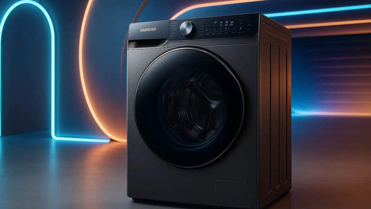 Samsung Lavadora WW11T Digital Inverter Porta Black 11kg