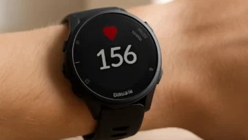 Monitor Cardíaco de Pulso com GPS Garmin Forerunner 255 Music Preto