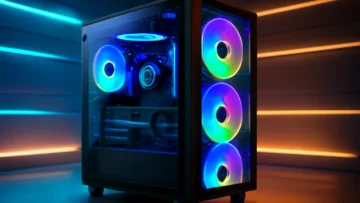 Gabinete Gamer Aigo ARC3 | Mid-Tower | Tipo Aquário | Vidro Panorâmico